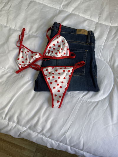 Conju corazón blanco