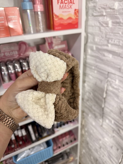 Vincha skincare moño
