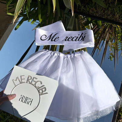 Vincha clásica + Banda + Tutú