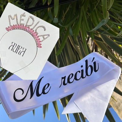 Vincha Premium + banda personalizada