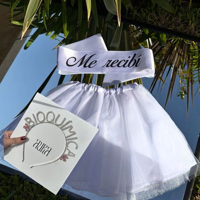 Vincha full + Banda + Tutú