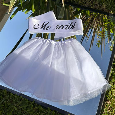 Tutú + banda personalizada