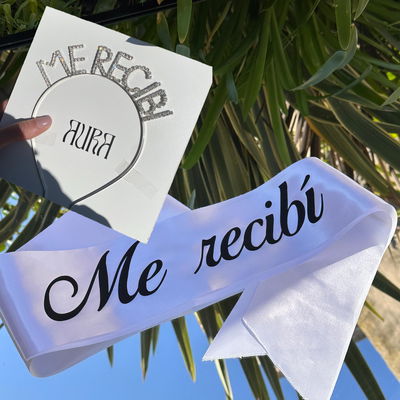 Vincha Clásica + banda personalizada