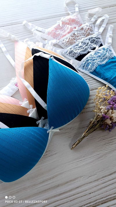 Conjunto de Morley Taza Soft Con puntilla Celi1295