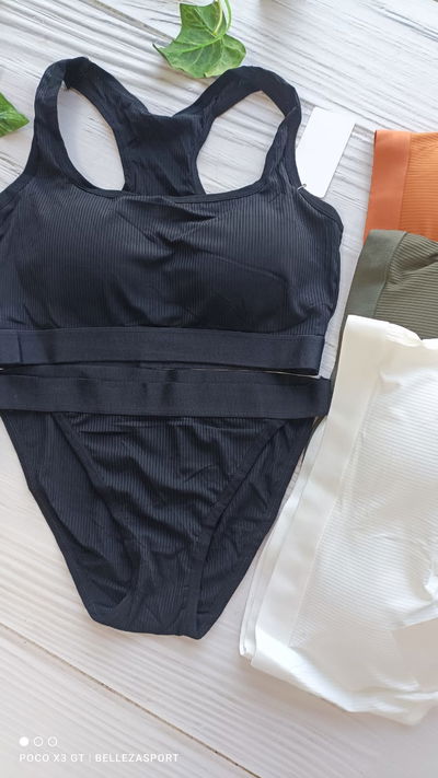 Conjunto en Morley Con Lycra con elástico x 1/2 docena 
