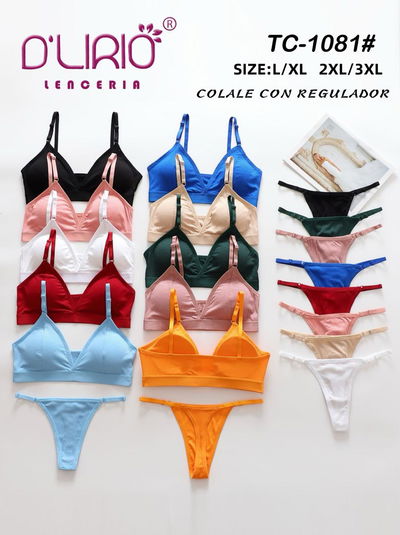 Conjunto D'lirio TC1081#  la 1/2 docena 