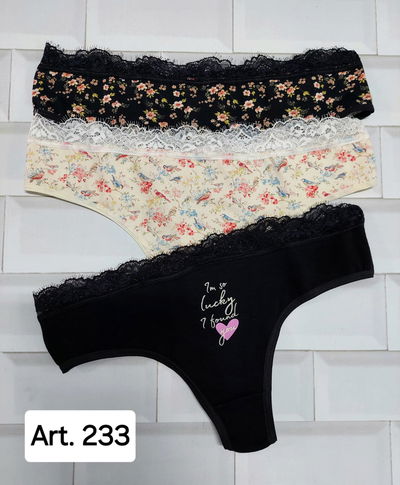 Sayka culotte less estampada c/puntilla 