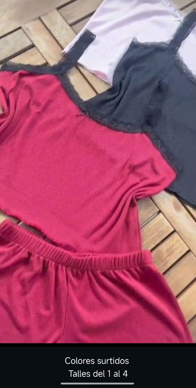 Pijama en morley por 1/2 docena 