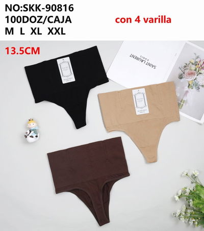 Fajas colaless 4 varillas importadas