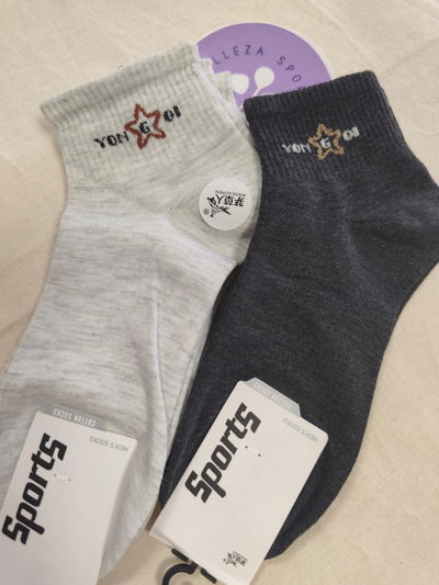 medias soquetes sport por decena 