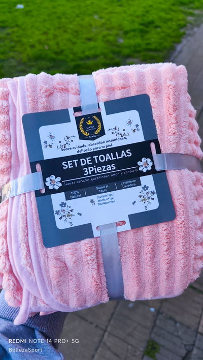 Set de Toallas x3  por unidad 