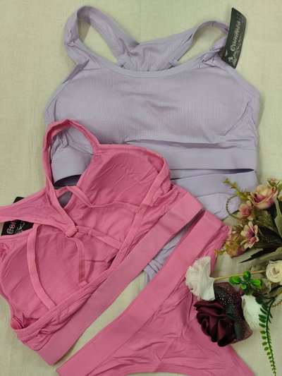 Conjunto musculosa tiras en espalda yb672 por 1/2 docena 