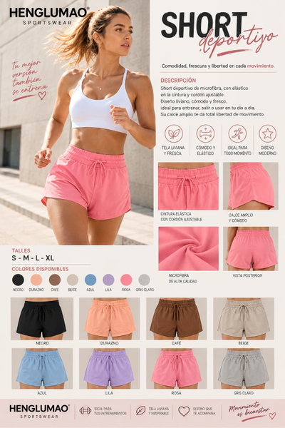 Short con calza por 1/2 docena 