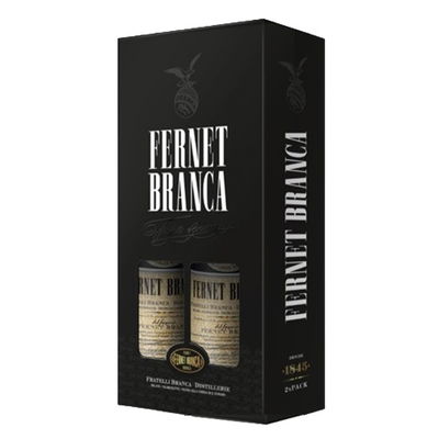 Estuche Original Fernet Branca 750ml x 2