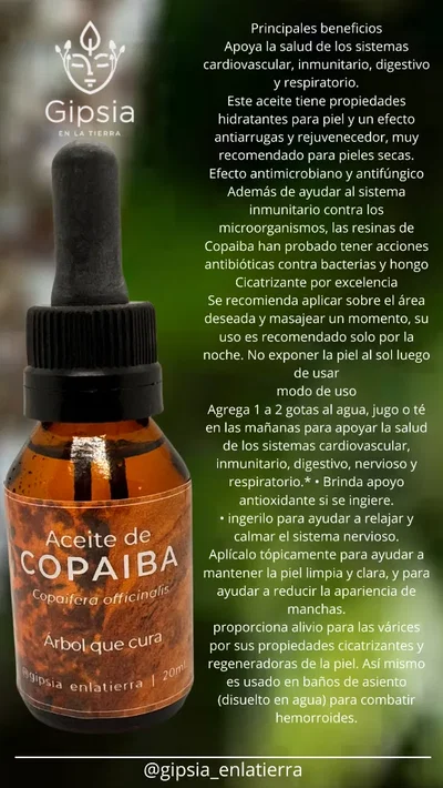 Aceite de Copaiba