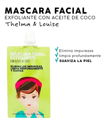 Mascarilla facial exfoliante tyl