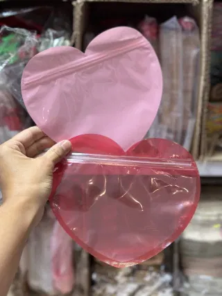 Bolsas corazón con cierre hermético 