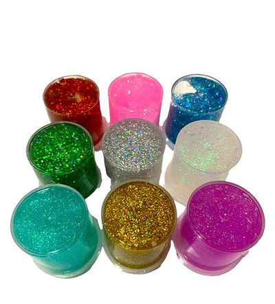 Glitter con gel 