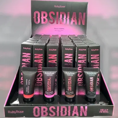 Lip Glow balm obsidian Ruby rose 