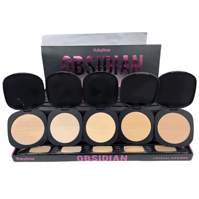 Polvo compacto obsidian Ruby rose 