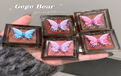 Rubor mariposa gege bear 