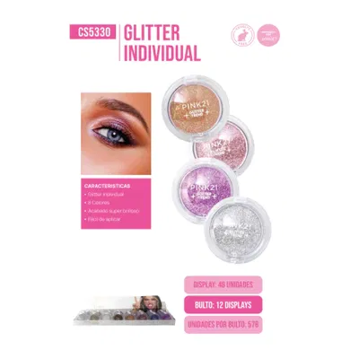 Sombra individual pink 21