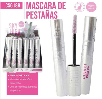 Máscara de pestañas con glitter