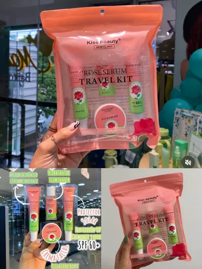 Kit de skincare kiss beauty