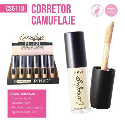 Corrector camuflaje Pink 21