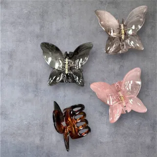 Set de broches mariposa x 6 unidades