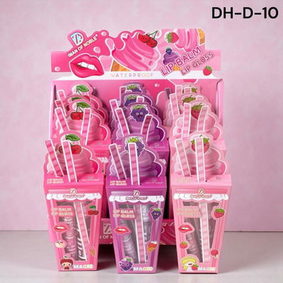 Brillo labial + bálsamo ice crema