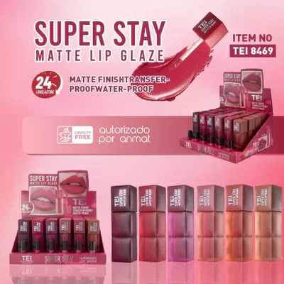 Lip Glaze súper stay matte Tei