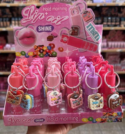 Lip oil llavero galletita 