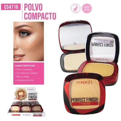 Polvo compacto pink 21