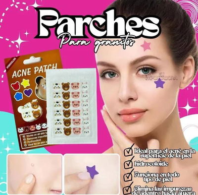 Parches para acne animados 