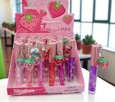 Lip Gloss con llavero 