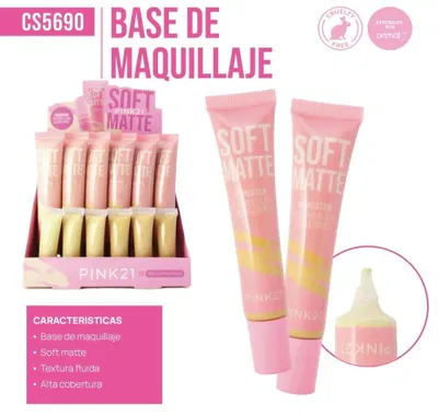 Base soft matte Pink 21