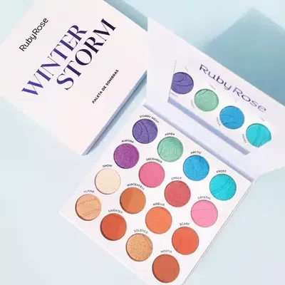 Paleta de sombras winter Ruby rose 