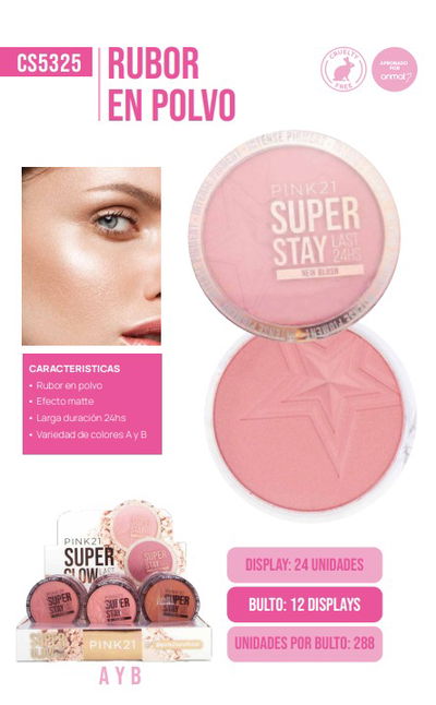 Rubor en polvo Pink 21