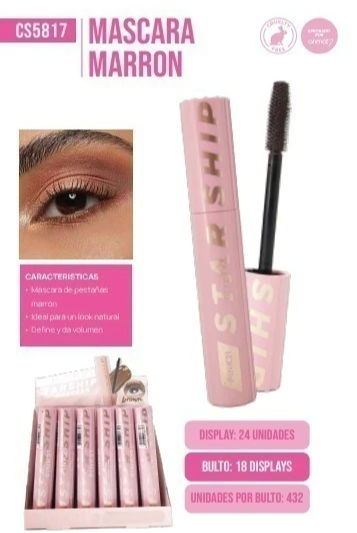 Máscara de pestañas marrón pink 21