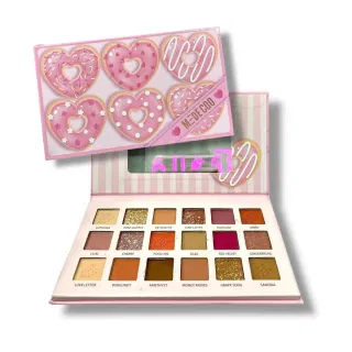 Paleta de sombras corazon