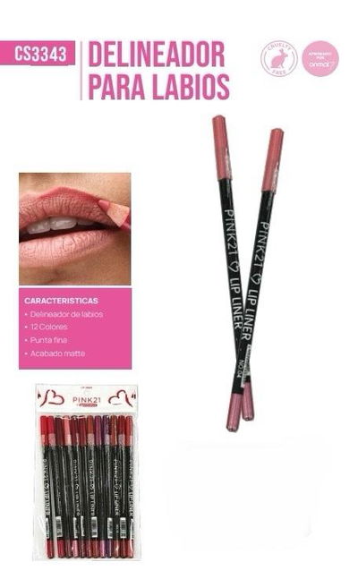 Set delineador de labios Pink 21 