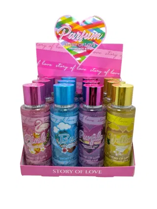 Body splash con glitter 250ml