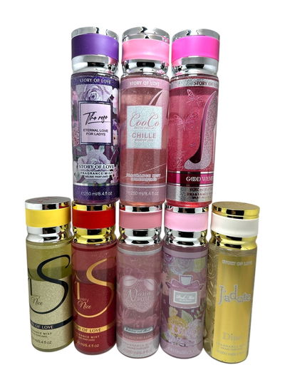 Body splash con glitter 250ml 