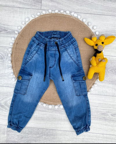 Jeans cargo bebé