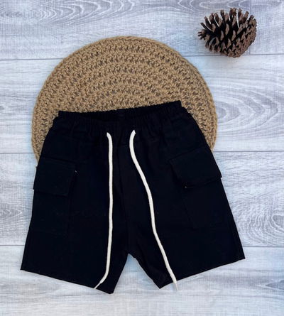 Bermuda cargo gabardina niño