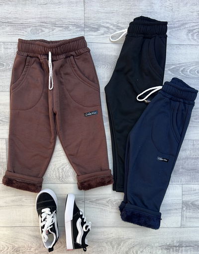 Joggins con piel niños unisex