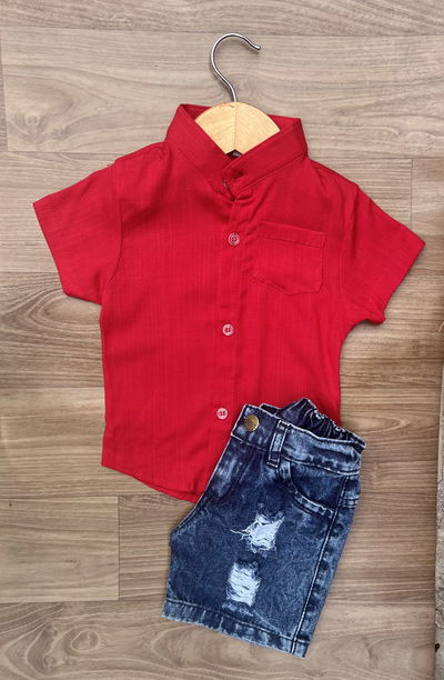 Camisa lino bebe