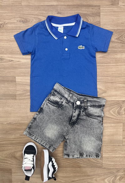 Bermuda jeans mom niño