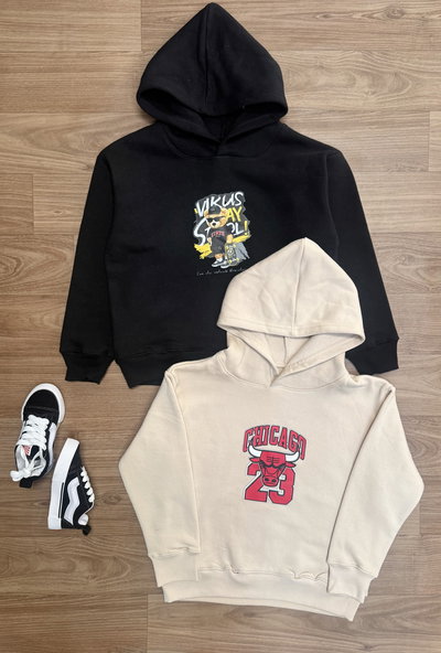 Buzo frisado capucha unisex 